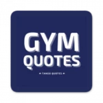 gym quotes android application logo